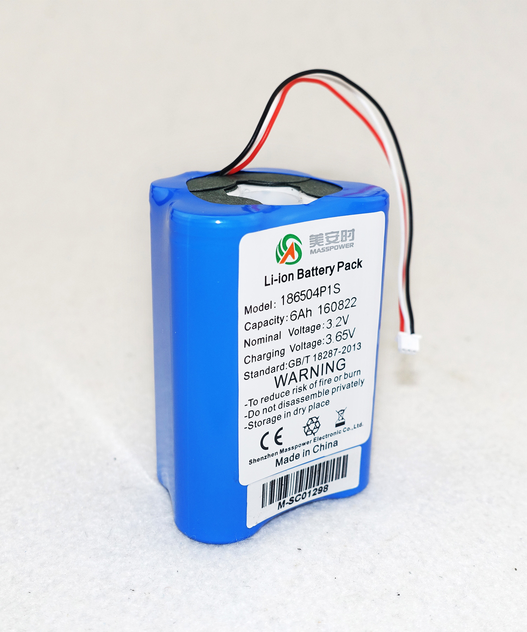 3.2V 6Ah丨LED灯磷酸铁锂电池